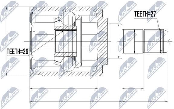 CV joint inner NPW-BM-006 - image 2