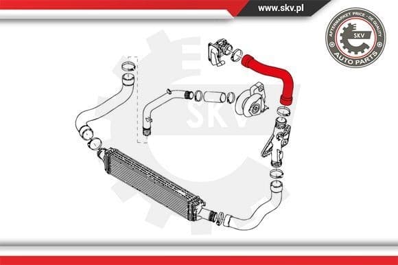 Charge Air Hose 24SKV121 - image 3