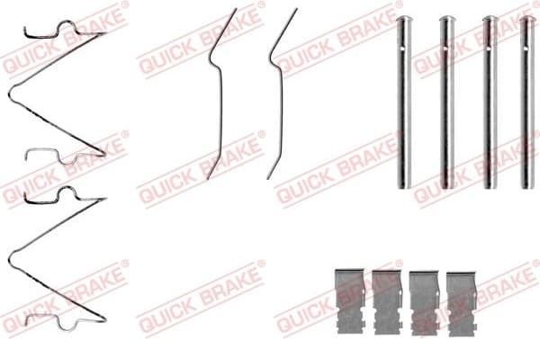 Accessory Kit, disc brake pad 109-1173 - image 2