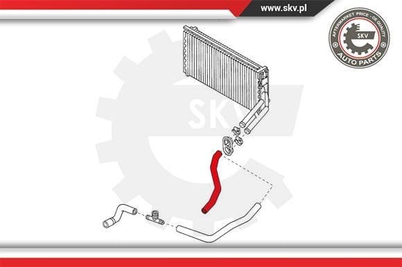Radiator Hose 43SKV710 - image 4