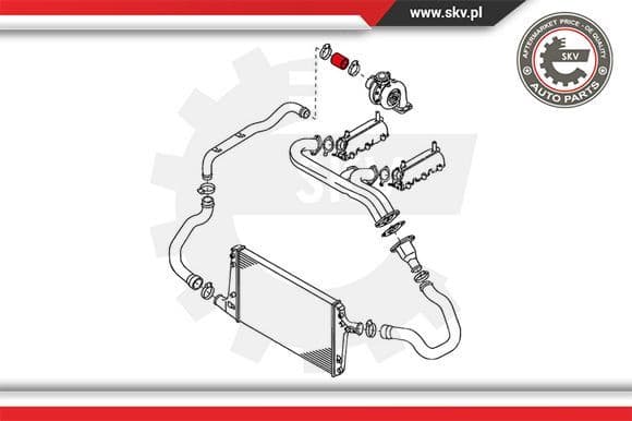 Charge Air Hose 24SKV036 - image 3