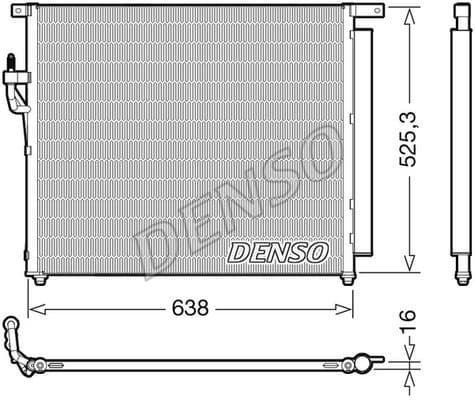 Condenser, air conditioning DCN10049