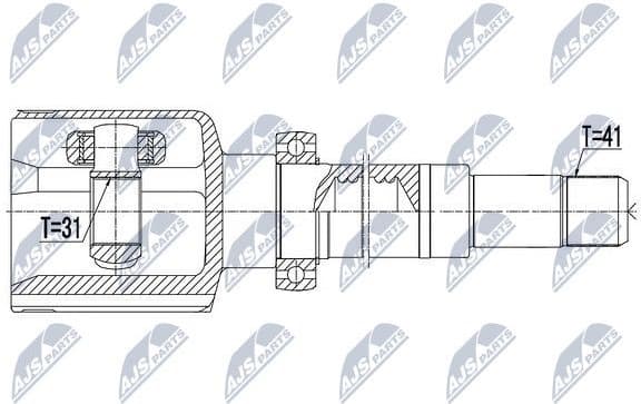 Joint Kit, drive shaft NPW-FR-059 - image 5
