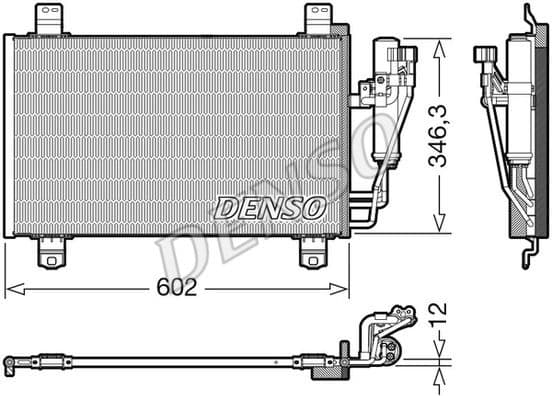 Condenser, air conditioning DCN44017