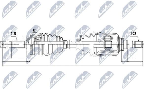 Drive Shaft NPW-TY-058 - image 4