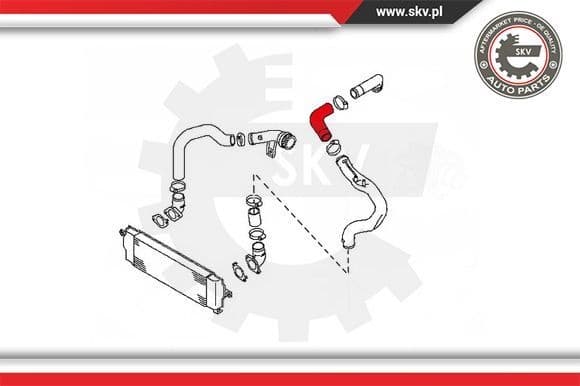 Charge Air Hose 24SKV798 - image 4