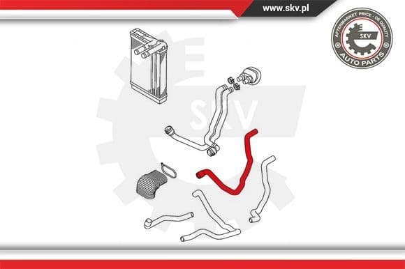 Radiator Hose 43SKV711 - image 4