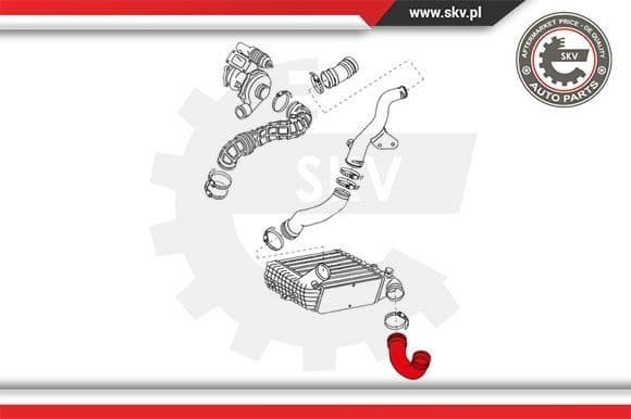 Charge Air Hose 24SKV079 - image 3