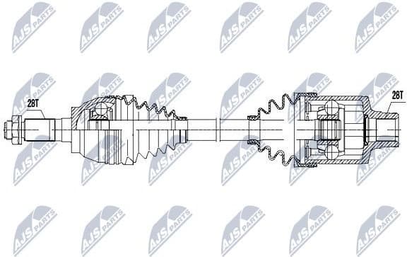 Drive Shaft NPW-MZ-052 - image 4