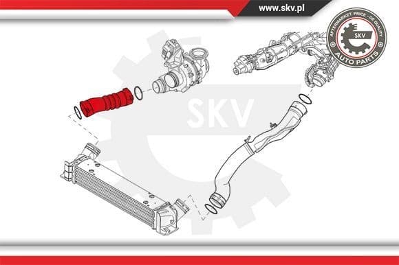 Charge Air Hose 24SKV780 - image 4