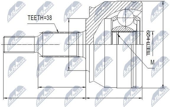 Joint Kit, drive shaft NPZ-VW-033