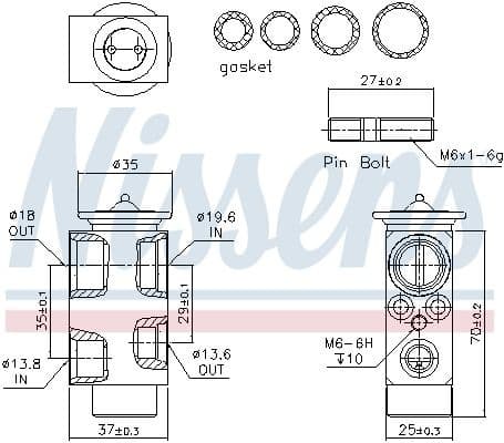 Expansion Valve, air conditioning ** FIRST FIT ** 999231 - image 6