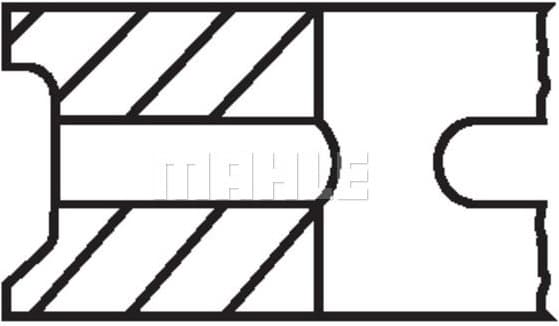 Piston Ring Set 014 53 N0 - image 3