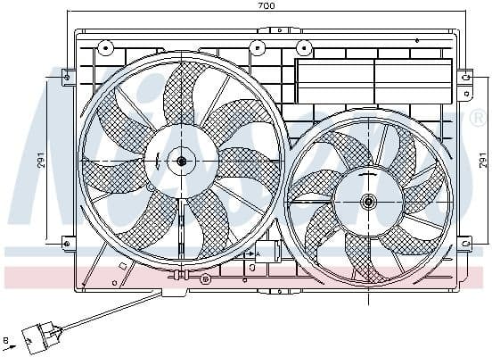 Fan, engine cooling 85643 - image 6