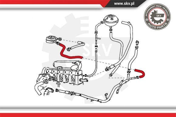 Radiator Hose 24SKV363 - image 4