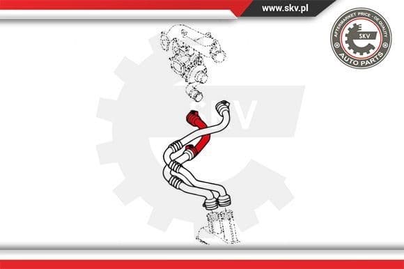 Charge Air Hose 43SKV039 - image 4