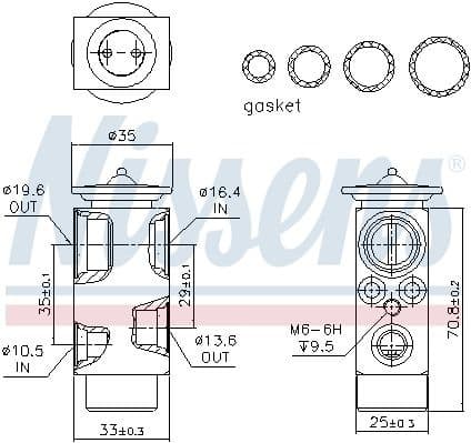 Expansion Valve, air conditioning ** FIRST FIT ** 999322 - image 6