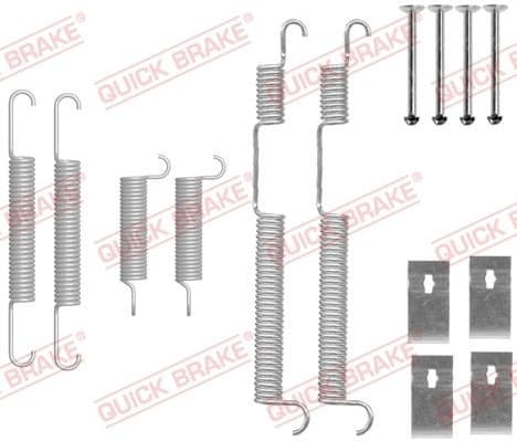 Accessory Kit, brake shoes 105-0844 - image 2