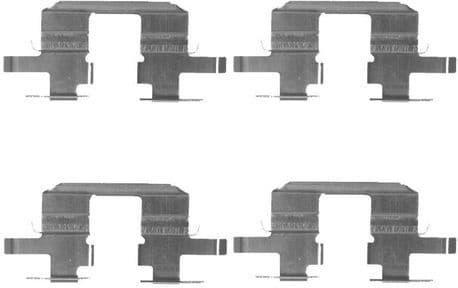 Accessory Kit, disc brake pad 1 987 474 449