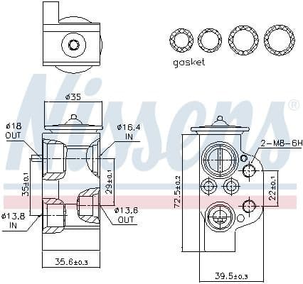 Expansion Valve, air conditioning ** FIRST FIT ** 999220 - image 6