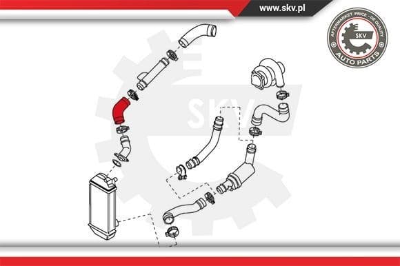 Charge Air Hose 24SKV185 - image 4