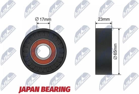 Tensioner Pulley, V-ribbed belt RNK-VV-005