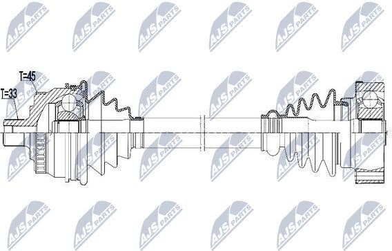 Drive Shaft NPW-VW-091 - image 4