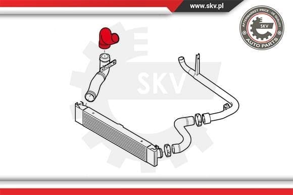 Charge Air Hose 24SKV849 - image 4