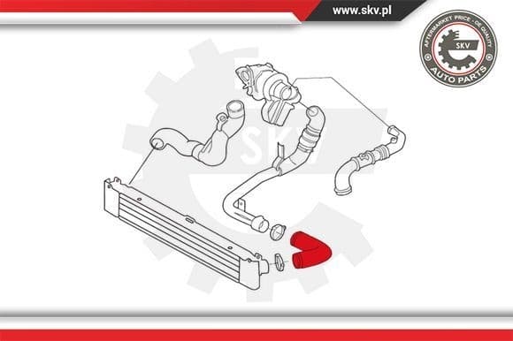 Charge Air Hose 43SKV066 - image 4