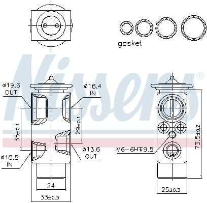 Expansion Valve, air conditioning ** FIRST FIT ** 999358 - image 6