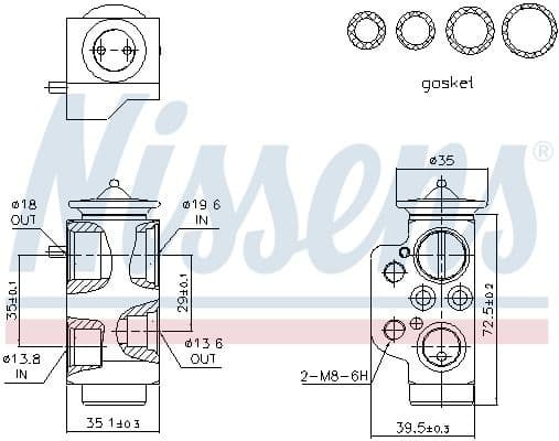 Expansion Valve, air conditioning ** FIRST FIT ** 999318 - image 6