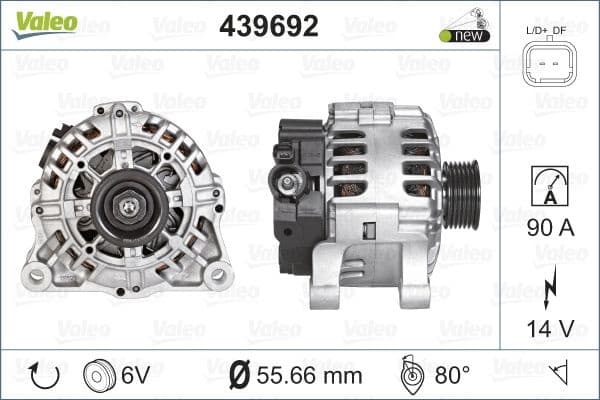 Alternator VALEO ORIGINS NEW OE TECHNOLOGY 439692 - image 10