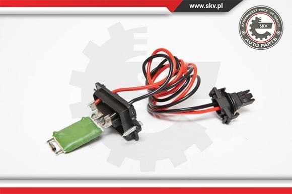 Resistor, interior blower 95SKV046