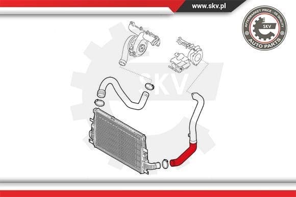 Charge Air Hose 43SKV034 - image 4