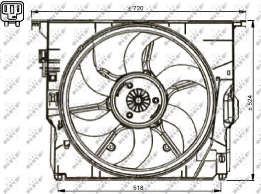 Fan, engine cooling 47737 - image 3