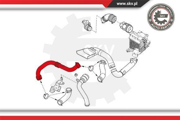 Charge Air Hose 43SKV045 - image 3