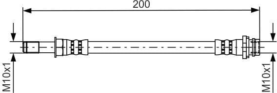 Brake Hose 1 987 481 443