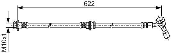 Brake Hose 1 987 481 A40 - image 5