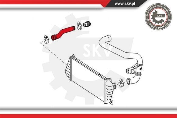Charge Air Hose 24SKV755 - image 4
