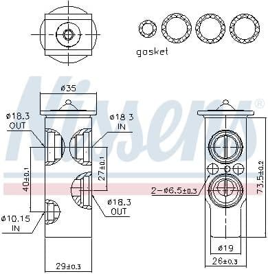Expansion Valve, air conditioning ** FIRST FIT ** 999353 - image 6