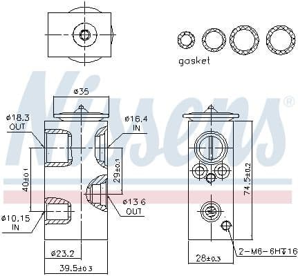 Expansion Valve, air conditioning ** FIRST FIT ** 999351 - image 6