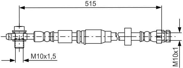 Brake Hose 1 987 481 673