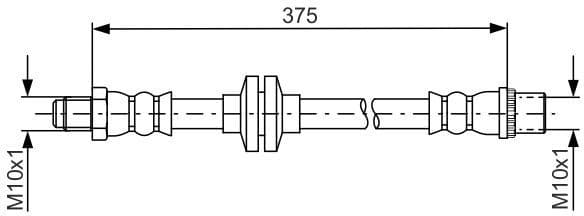 Brake Hose 1 987 481 695