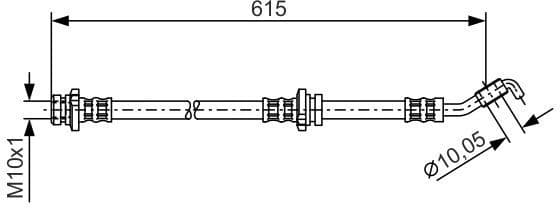 Brake Hose 1 987 476 363