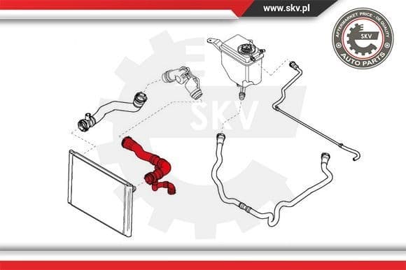 Radiator Hose 43SKV708 - image 4