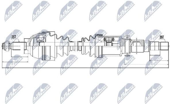 Drive Shaft NPW-FR-056 - image 5