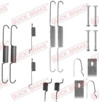 Accessory Kit, brake shoes 105-0811 - image 2