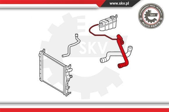 Radiator Hose 43SKV712 - image 4