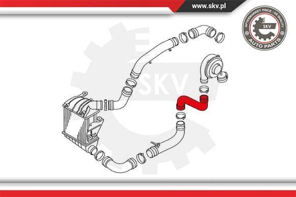 Charge Air Hose 24SKV648 - image 4