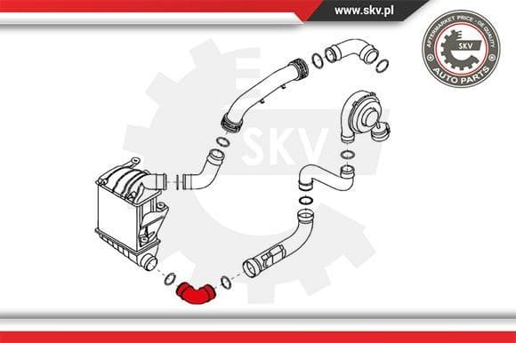 Charge Air Hose 24SKV136 - image 2